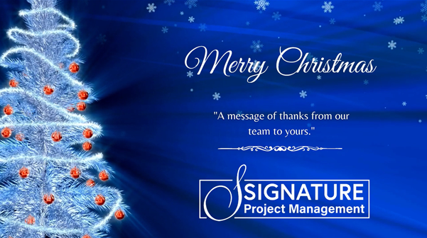 A message of thanks from our team to yours….